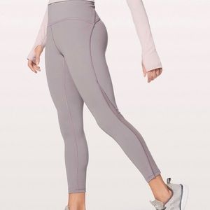 Lulu Lemon Train Times 7/8 Pant leggings with mesh